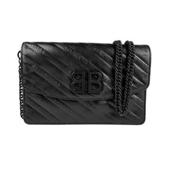 FENDI First Leather Shoulder Bag Black ABVE - Picture 1 of 4